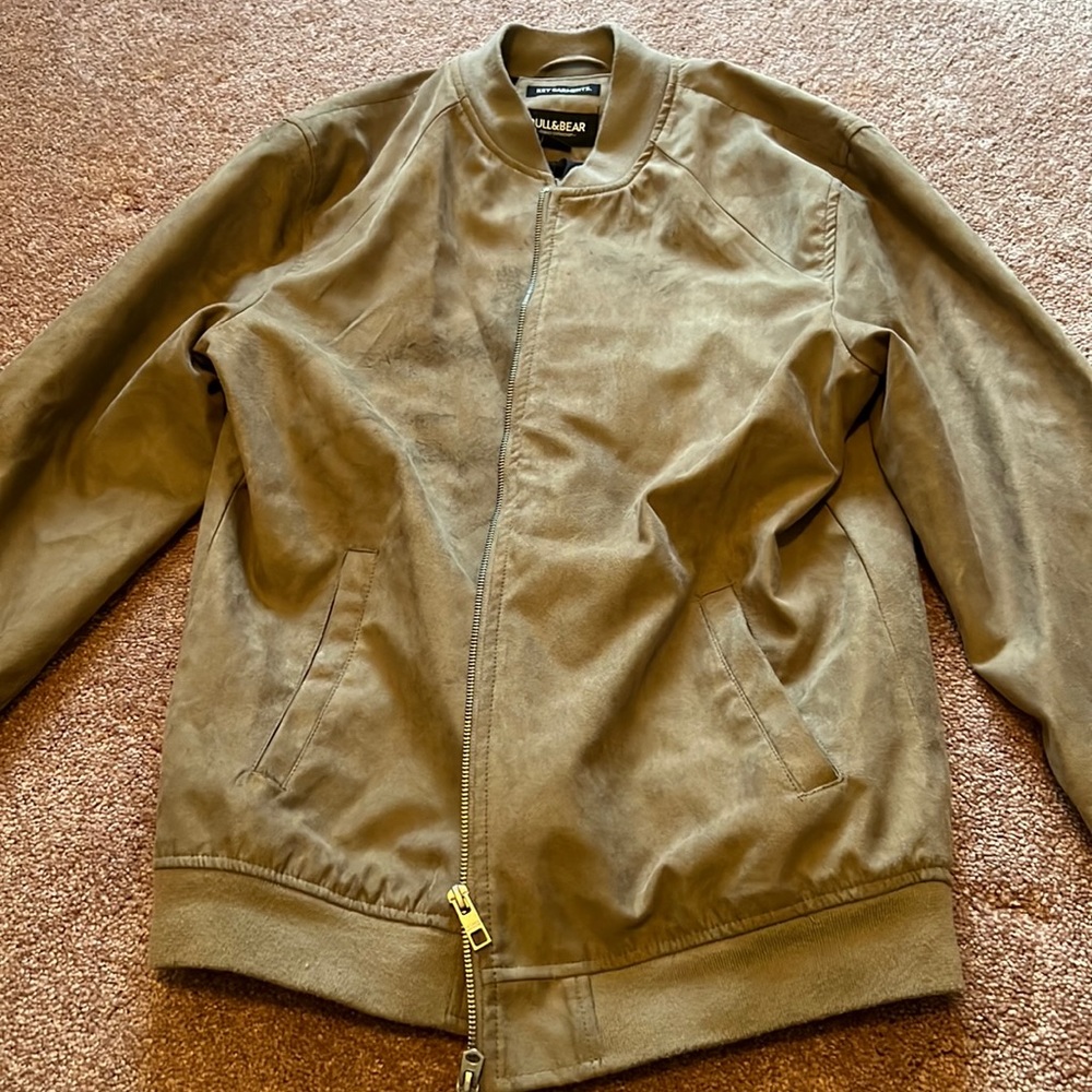 Pull and bear bomber jacket.